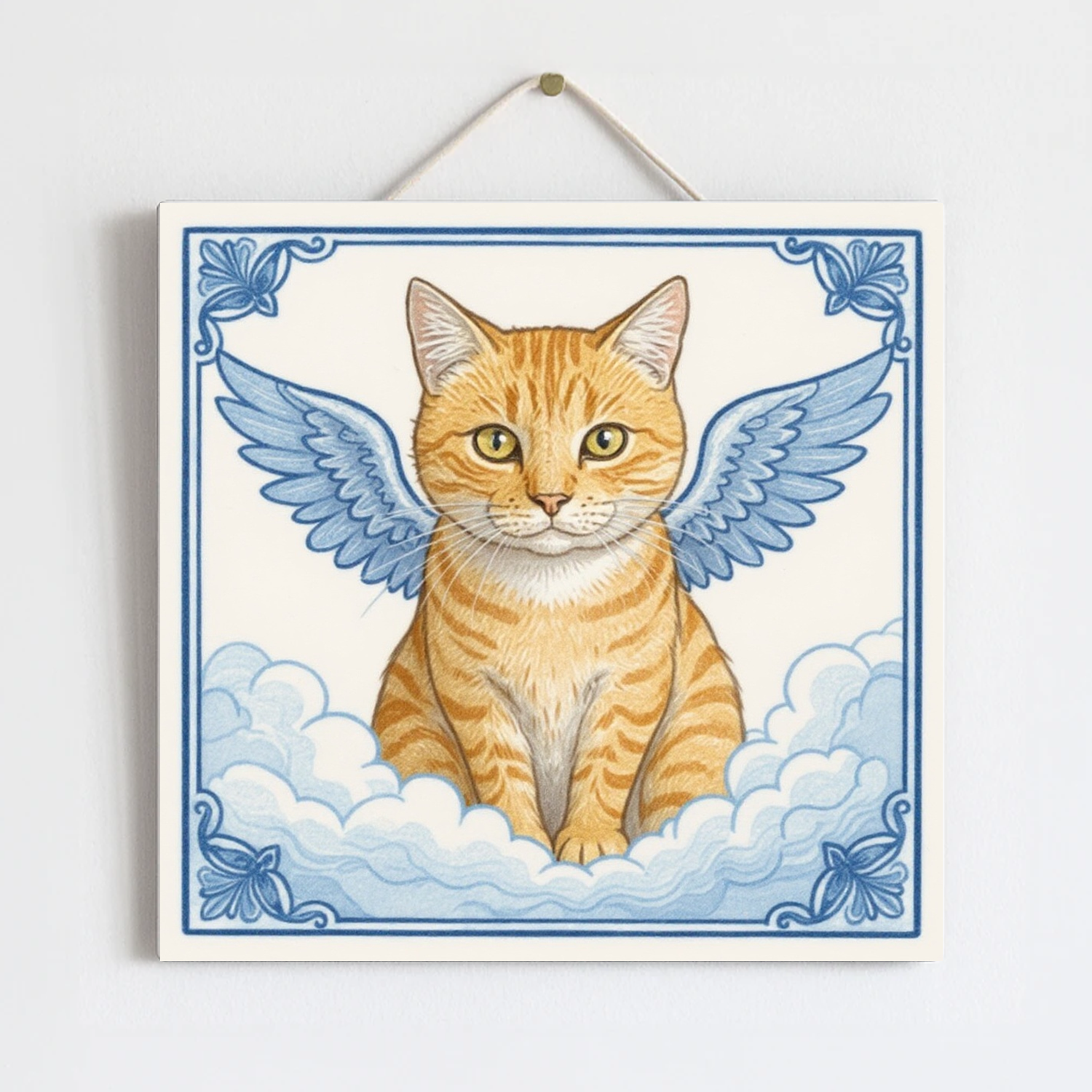 Huisdier in de hemel - Tegeltje
